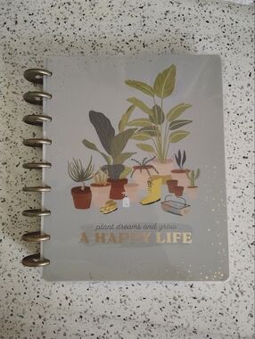 Happy Planner Classic Vertical Be Happy Box Gardening Planner Limited Edition